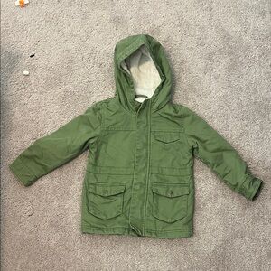 Green Hooded Jacket for Kids
